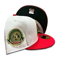 Tennessee Smokies White Two Tone Southern League Patch Green UV 59FIFTY Fitted Hat