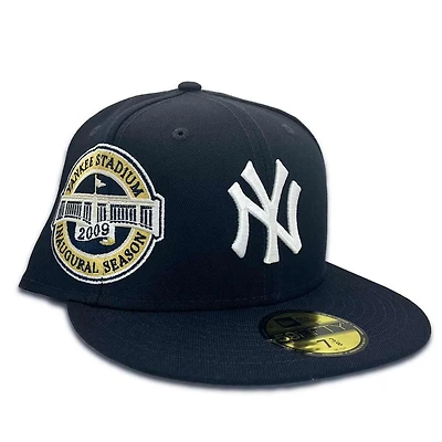 New York Yankees Pro Image Exclusive Navy Oversize Patch Lavender Purple UV 59FIFTY Fitted Hat