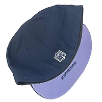 Dallas Cowboys Pro Image Exclusive Navy Oversize Patch Lavender Purple UV 59FIFTY Fitted Hat
