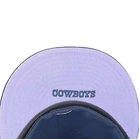 Dallas Cowboys Pro Image Exclusive Navy Oversize Patch Lavender Purple UV 59FIFTY Fitted Hat