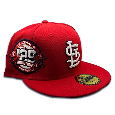St. Louis Cardinals Pro Image Exclusive Red Oversize Patch Lavender Purple UV 59FIFTY Fitted Hat