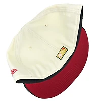 Los Angeles Dodgers Chrome Double Header 100th Anniversary Patch Red UV 59FIFTY Fitted Hat