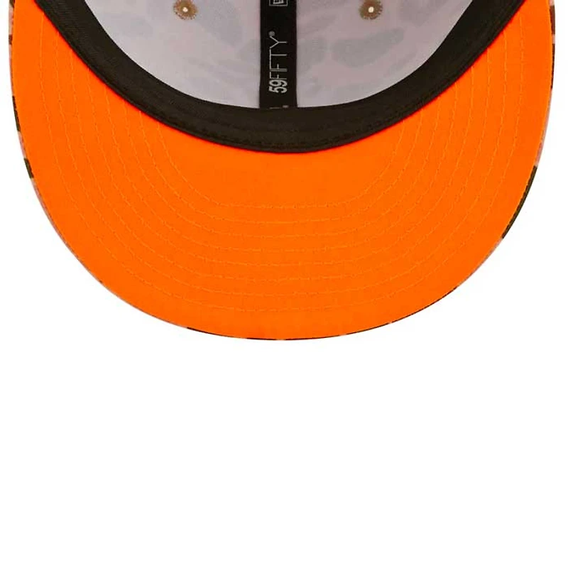 New York Yankees Duck Camo 1996 WS Patch Orange UV 59FIFTY Fitted Hat