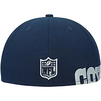 Dallas Cowboys Navy Side Split Green UV NFL 59FIFTY Fitted Hat