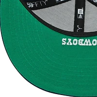 Dallas Cowboys Navy Side Split Green UV NFL 59FIFTY Fitted Hat