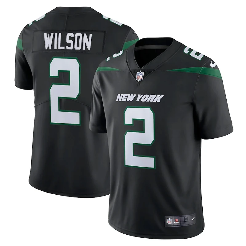 New York Jets Zach Wilson Nike Stealth Black Vapor F.U.S.E Limited Jersey