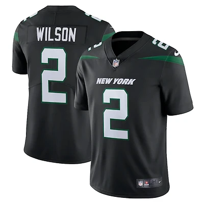 New York Jets Zach Wilson Nike Stealth Black Vapor F.U.S.E Limited Jersey