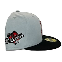 Los Angeles Dodgers Gray Lunar Dust 1988 WS Patch Red UV 59FIFTY Fitted Hat