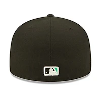 Oakland Athletics Black 1974 WS Patch Citrus Pop UV 59FIFTY Fitted Hat