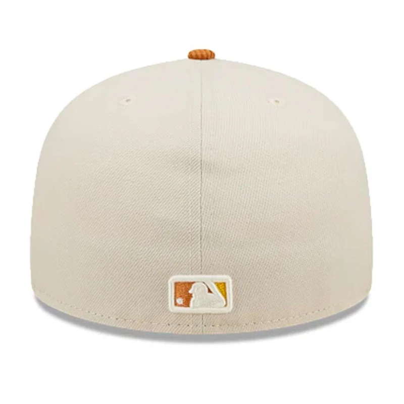 Oakland Athletics Cream 1989 WS Patch Brown Corduroy Visor Dark Green UV 59FIFTY Fitted Hat