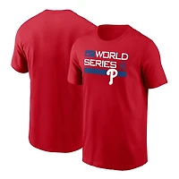 Philadelphia Phillies Red Nike 2022 World Series Authentic Collection Dugout Shirt