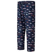 Denver Broncos Concepts Sport Breakthrough Allover Print Knit Sleep Pants