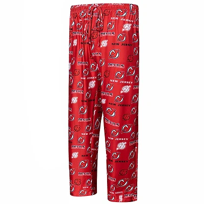 New Jersey Devils Concepts Sport Breakthrough Allover Print Knit Sleep Pants