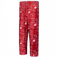 New Jersey Devils Concepts Sport Breakthrough Allover Print Knit Sleep Pants