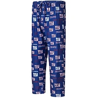 New York Giants Concepts Sport Breakthrough Allover Print Knit Sleep Pants