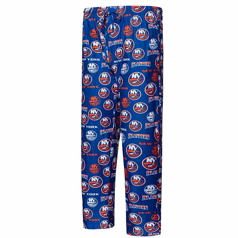 New York Islanders Concepts Sport Breakthrough Allover Print Knit Sleep Pants