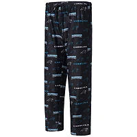 Carolina Panthers Concepts Sport Breakthrough Allover Print Knit Sleep Pants