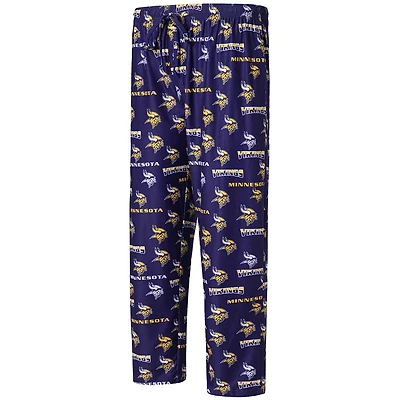 Minnesota Vikings Concepts Sport Breakthrough Allover Print Knit Sleep Pants