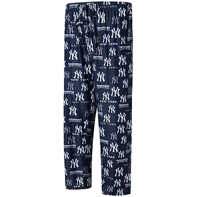 New York Yankees Concepts Sport Breakthrough Allover Print Knit Sleep Pants