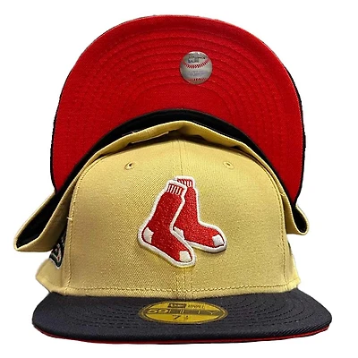 Boston Red Sox Two Tone Vegas Gold 1999 ASG Patch UV 59FIFTY Fitted Hat