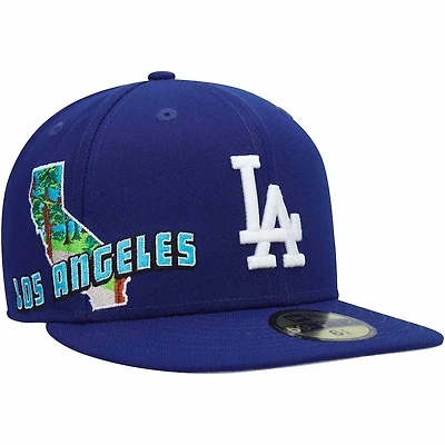 Los Angeles Dodgers Stateview Royal Blue 59FIFTY New Era Fitted Hat