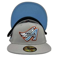 Anaheim Angels Orange Slice 40th Anniversary Patch Blue UV 59FIFTY Fitted Hat