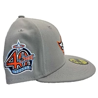 Anaheim Angels Orange Slice 40th Anniversary Patch Blue UV 59FIFTY Fitted Hat