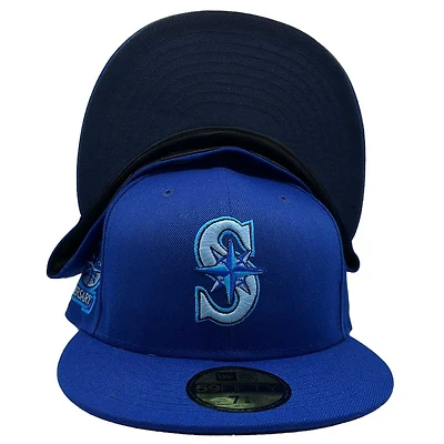Seattle Mariners Arctic Blue 20th Anniversary Patch Navy UV 59FIFTY Fitted Hat