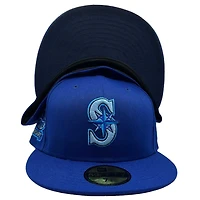 Seattle Mariners Arctic Blue 20th Anniversary Patch Navy UV 59FIFTY Fitted Hat