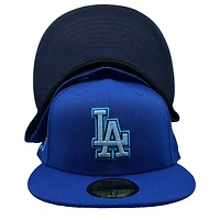 Los Angeles Dodgers Arctic Blue 100th Anniversary Patch Navy UV 59FIFTY Fitted Hat