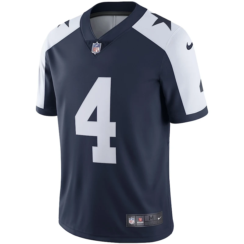 Dallas Cowboys Dak Prescott Nike Navy Alternate Vapor F.U.S.E Limited Jersey