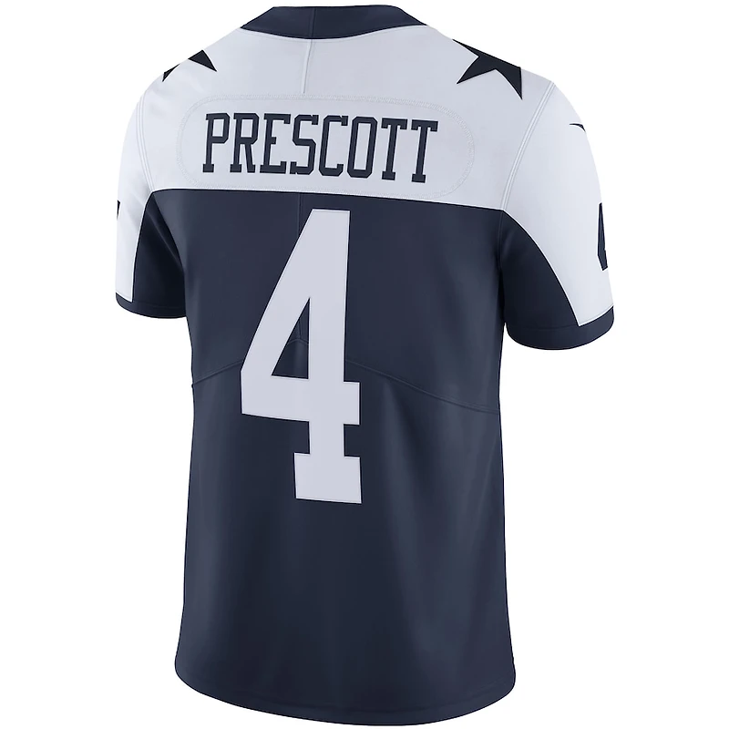 Dallas Cowboys Dak Prescott Nike Navy Alternate Vapor F.U.S.E Limited Jersey