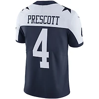 Dallas Cowboys Dak Prescott Nike Navy Alternate Vapor F.U.S.E Limited Jersey