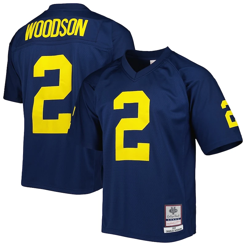 Michigan Wolverines Charles Woodson 1997 Mitchell & Ness Navy Legacy Jersey