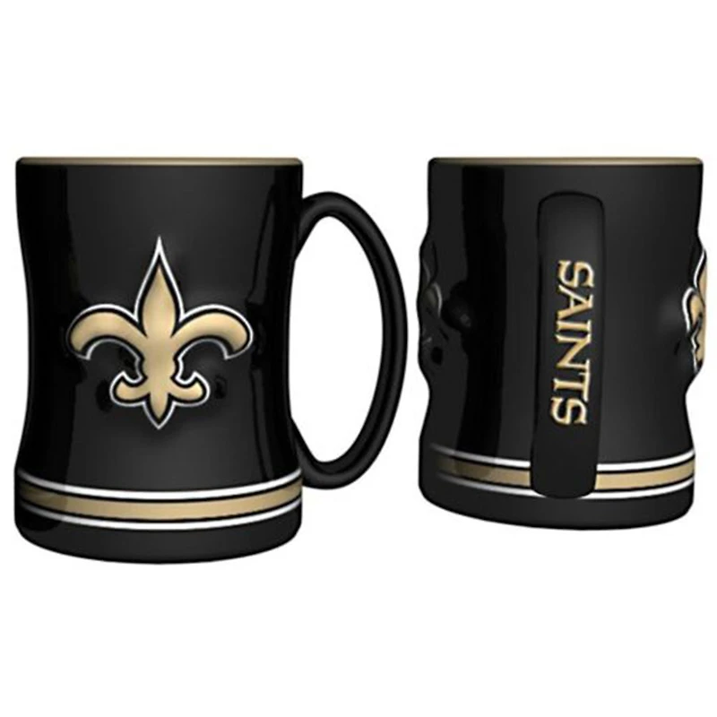 New Orleans Saints 14oz Team Logo Relief Mug