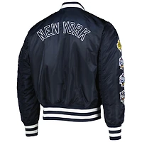 New York Yankees x Alpha Industries Era White Reversible Full Zip Bomber Jacket