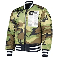 New York Yankees x Alpha Industries Era White Reversible Full Zip Bomber Jacket