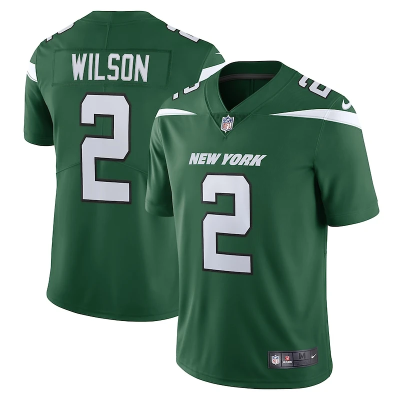 New York Jets Zach Wilson Nike Gotham Green Vapor F.U.S.E Limited Jersey