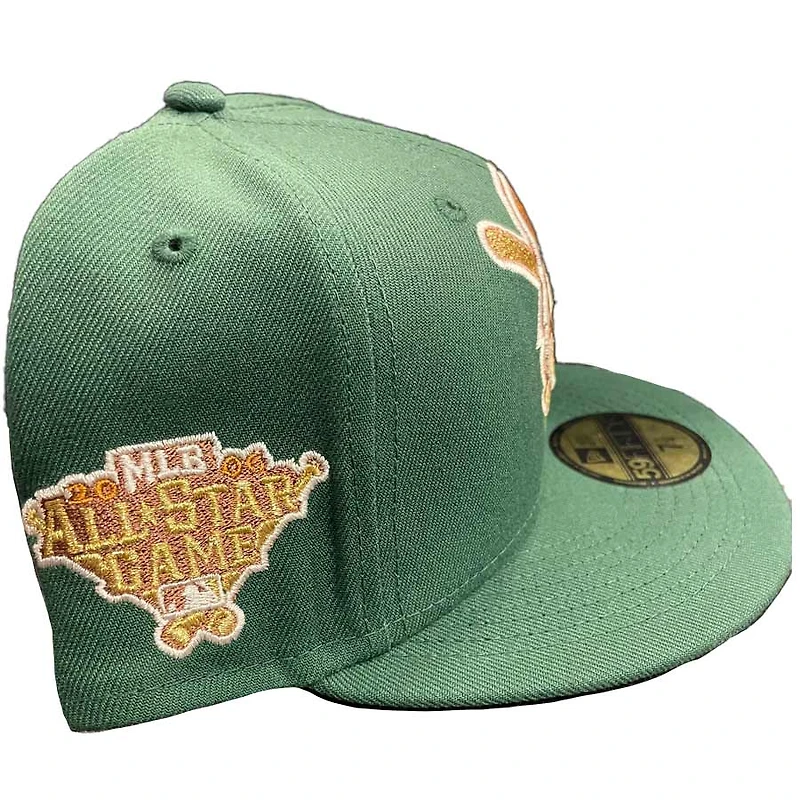 Pittsburgh Pirates Green Envy 2006 ASG Patch Brown UV 59FIFTY Fitted Hat