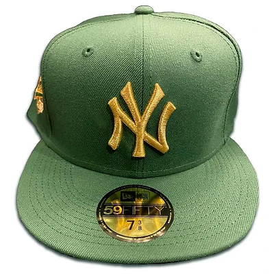 New York Yankees Green Envy 1996 WS Patch Brown UV 59FIFTY Fitted Hat