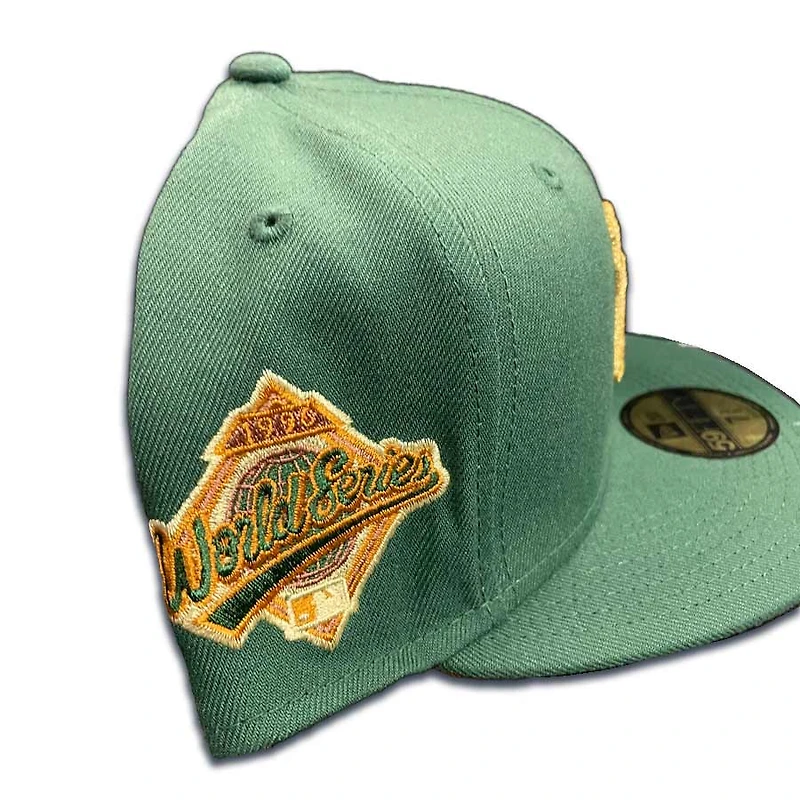 New York Yankees Green Envy 1996 WS Patch Brown UV 59FIFTY Fitted Hat