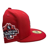 Chicago White Sox Red Hot 2003 All Star Game Patch Gray UV 59FIFTY Fitted Hat