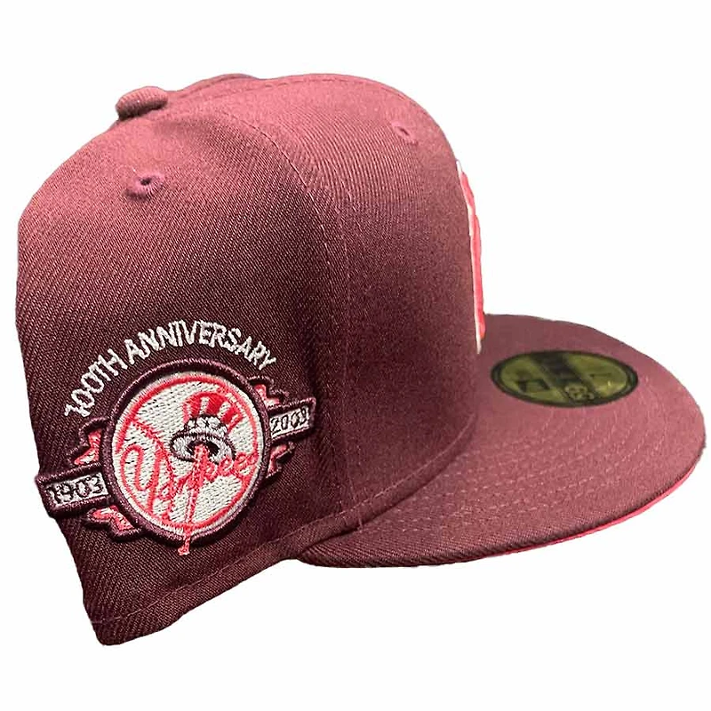 New York Yankees Lava Pack 100th Anniversary Patch Infrared UV 59FIFTY Fitted Hat