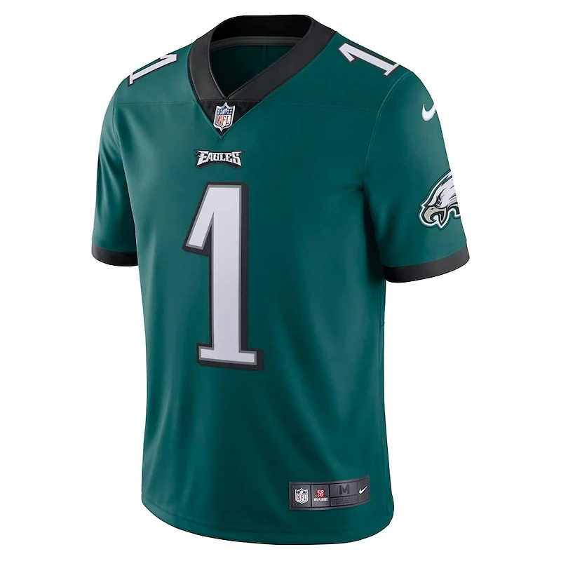 Philadelphia Eagles Jalen Hurts Nike Midnight Green Vapor F.U.S.E Limited Jersey