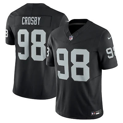 Las Vegas Raiders Maxx Crosby Nike Black Vapor F.U.S.E Limited Jersey