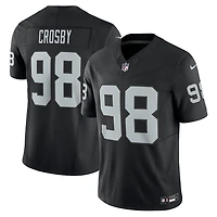 Las Vegas Raiders Maxx Crosby Nike Black Vapor F.U.S.E Limited Jersey