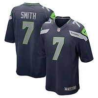 Seattle Seahawks Geno Smith Nike College Navy Game Jersey