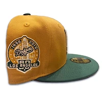 Los Angeles Dodgers Green Bean Casserole 60th Anniversary Patch Gray UV 59FIFTY Fitted Hat