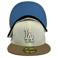 Los Angeles Dodgers Graham Cracker 50th Anniversary Patch Icy Blue UV 59FIFTY Fitted Hat