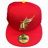 Florida Marlins Superhero Pt 1 10th Anniversary Patch Yellow UV 59FIFTY Fitted Hat